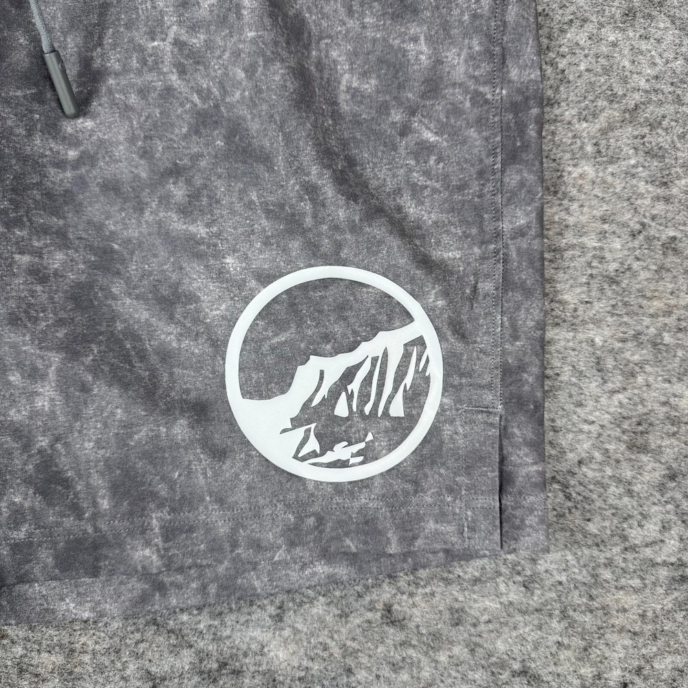 Lululemon T.H.E. Short 9" Linerless Gravel Dust Asphalt Grey Multi Mens Medium M - Picture 2 of 12